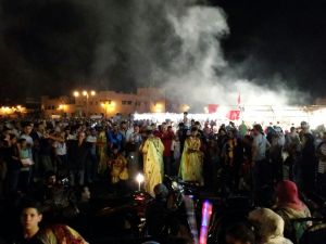 Plaza central de Marrakech